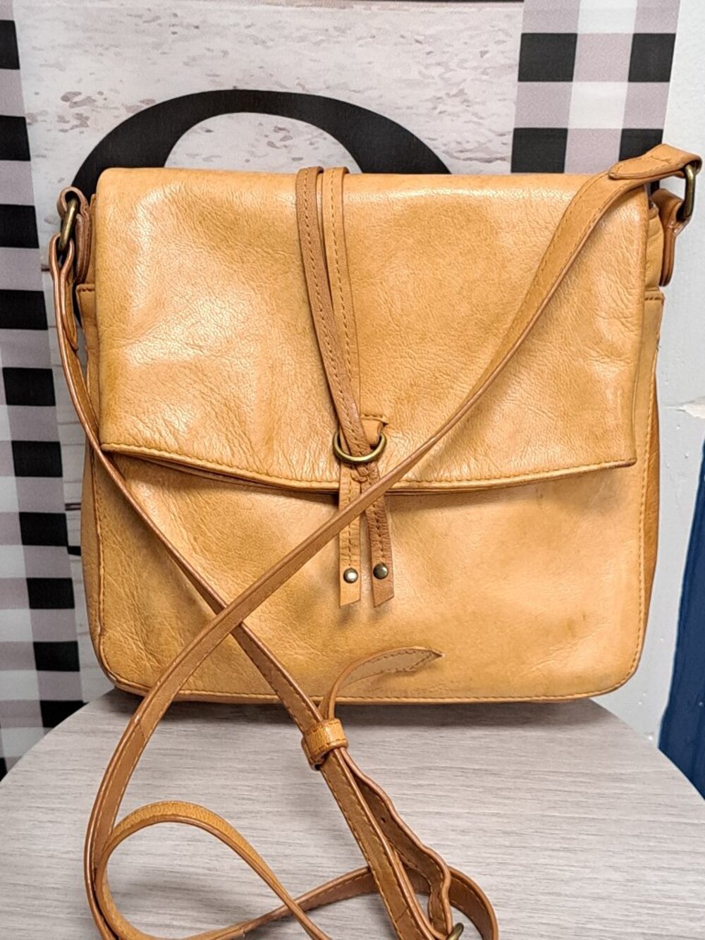 Lucky Brand Leather Crossbody Purse